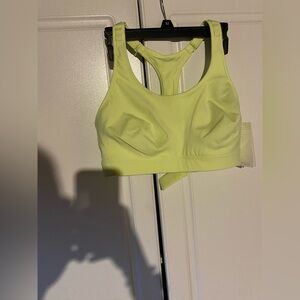 Women's Gapfit 34c Yellow Sports Bra NWT